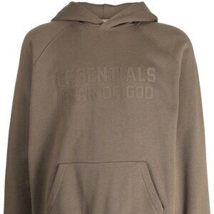 Essentials Fear Of God Hoodie -Wood Brown